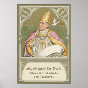 Pope St. Gregory the Great (M 067) Poster