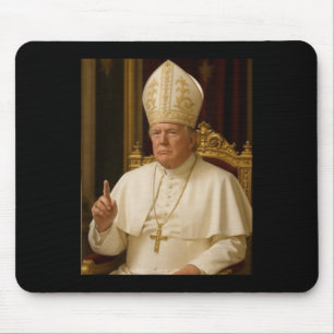 Pope Trump Funny Muismat