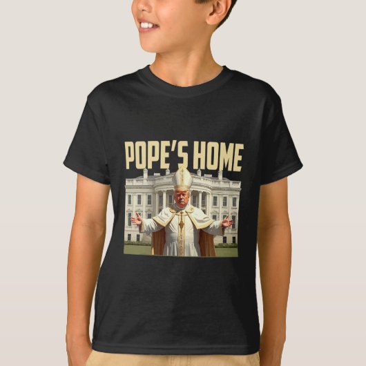 Pope Trump Home T-shirt (Voorkant)
