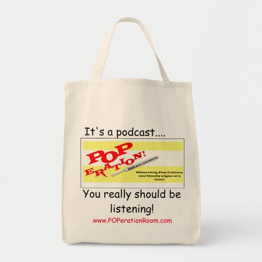 POPeratie! canvas tas (Voorkant)