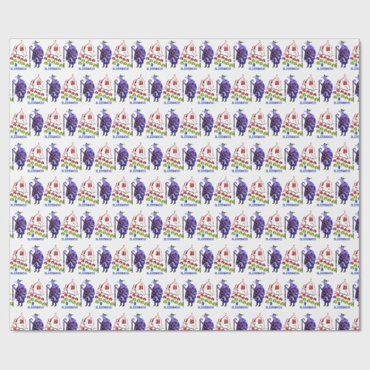 Pope's prayer & blessings cadeaupapier (Vlak)