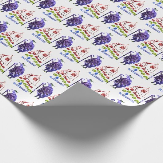 Pope's prayer & blessings cadeaupapier (Hoek)