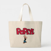 Popeye Boodschappentas Grote Tote Bag (Achterkant)