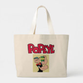 Popeye Boodschappentas Grote Tote Bag (Achterkant)