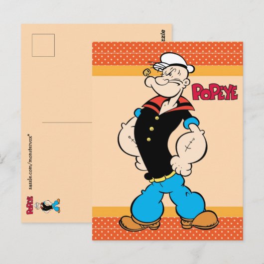 Popeye-Briefkaart Briefkaart (Voorkant / Achterkant)