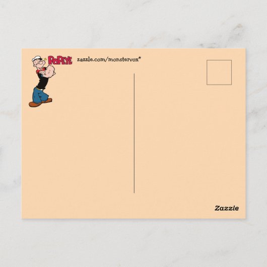 Popeye-Briefkaart Briefkaart (Achterkant)