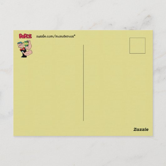 Popeye-Briefkaart Briefkaart (Achterkant)