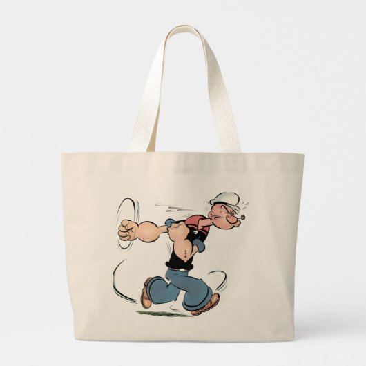Popeye-Canvas tas (Achterkant)