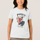 Popeye De Skateboarder Tri-Blend Shirt (Voorkant)