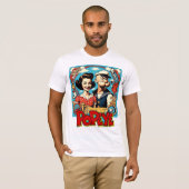 POPEYE EN OLIVA T-SHIRT (Voorkant volledig)