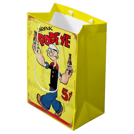 Popeye Gift Bag Medium Cadeauzakje (Voorkant Gekanteld)