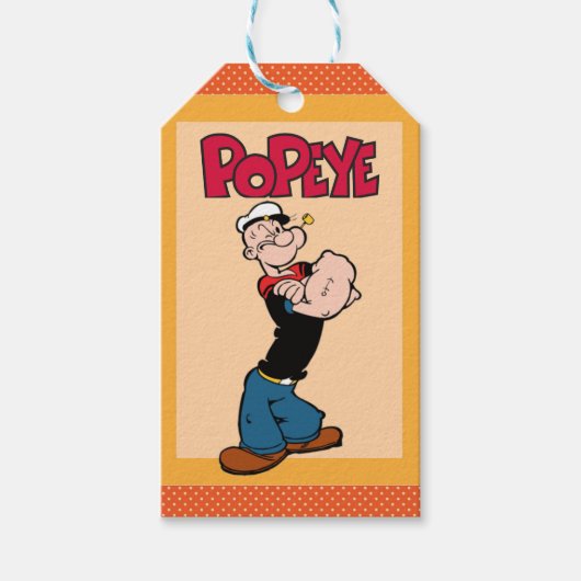 Popeye Gift Label Cadeaulabel (Voorkant)