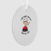 Popeye I Yam Wat ik Yam Classic Ornament (voorkant)