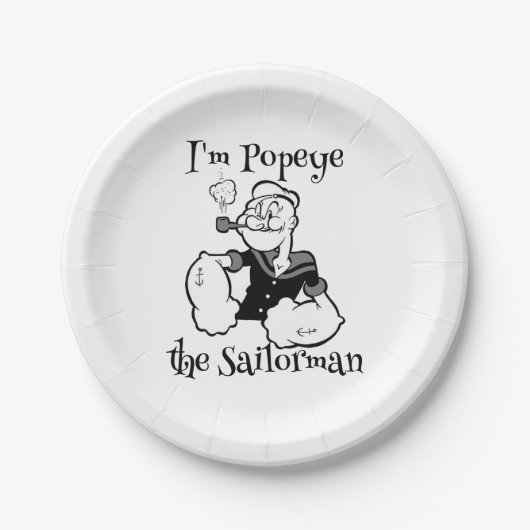 Popeye Paper-Bord Papieren Bordje (Voorkant)