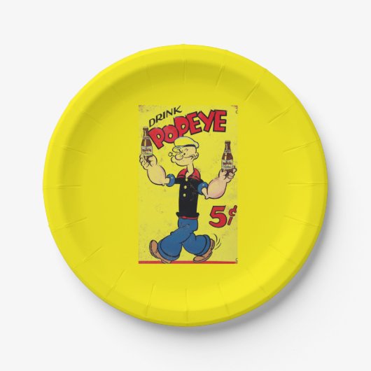 Popeye Paper-Bord Papieren Bordje (Voorkant)