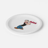 Popeye Paper-Bord Papieren Bordje (Gekanteld)