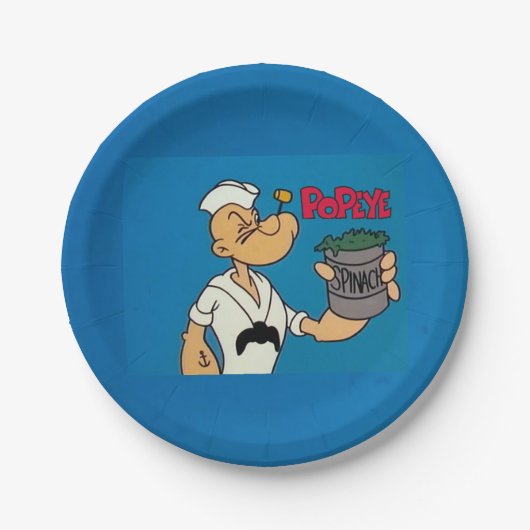 Popeye Paper-Bord Papieren Bordje (Voorkant)