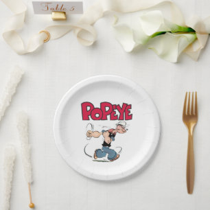 Popeye Paper-Bord Papieren Bordje