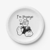 Popeye Paper-Bord Papieren Bordje (Voorkant)
