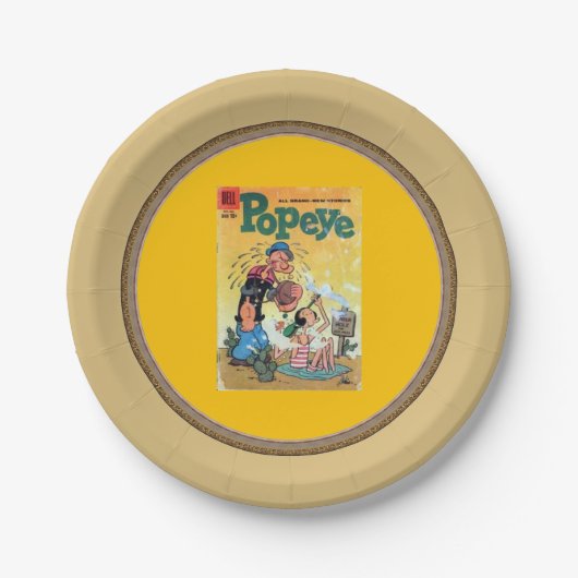 Popeye Paper-Bord Papieren Bordje (Voorkant)