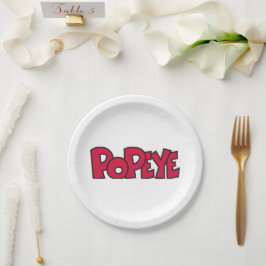 Popeye Paper-Bord Papieren Bordje
