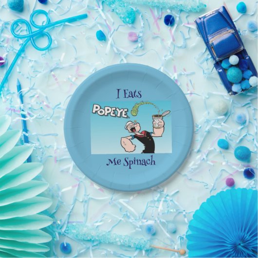 Popeye Paper-Bord Papieren Bordje (Feest)