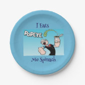 Popeye Paper-Bord Papieren Bordje (Voorkant)