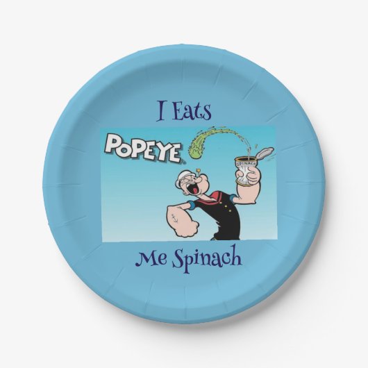 Popeye Paper-Bord Papieren Bordje (Voorkant)