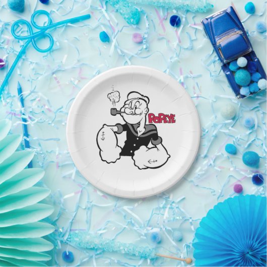 Popeye Paper-Bord Papieren Bordje (Feest)