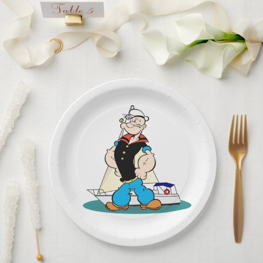 Popeye Paper-Bord Papieren Bordje (Huwelijk)