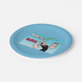 Popeye Paper-Bord Papieren Bordje (Gekanteld)