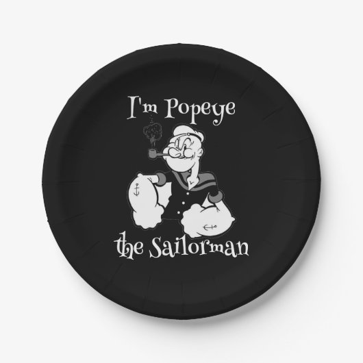 Popeye Paper-Bord Papieren Bordje (Voorkant)