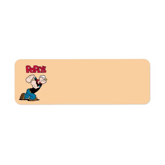 PopEye Return-adreslabel Etiket (Voorkant)