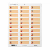 PopEye Return-adreslabel Etiket (Full Sheet)