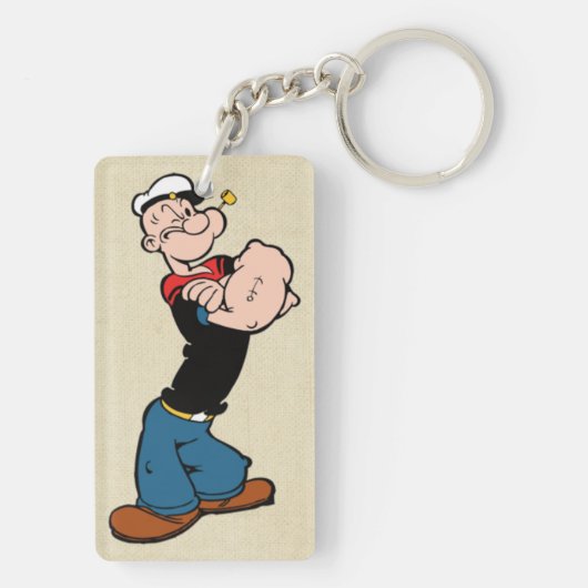 Popeye-Sleutelhanger Sleutelhanger (achterkant)