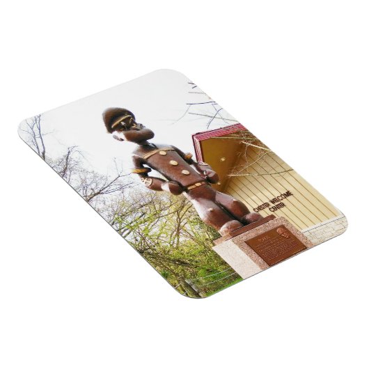 Popeye-standbeeld, Segar Memorial Park, Chester IL Magneet (Rechterzijde)