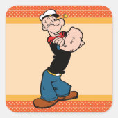 Popeye-Sticker Vierkante Sticker (Voorkant)
