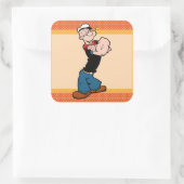Popeye-Sticker Vierkante Sticker (Tas)