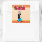 Popeye-Sticker Vierkante Sticker (Tas)