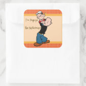 Popeye-Sticker Vierkante Sticker (Tas)