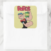 Popeye-Sticker Vierkante Sticker (Tas)