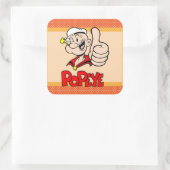 Popeye-Sticker Vierkante Sticker (Tas)