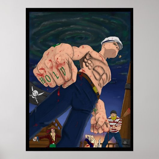 Popeye the Sailor Man Poster (Voorkant)