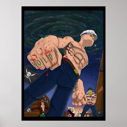 Popeye the Sailor Man Poster (Voorkant)