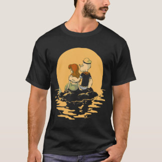 Popeye The Sailor x Ariel The Little Mermaid Class T-shirt