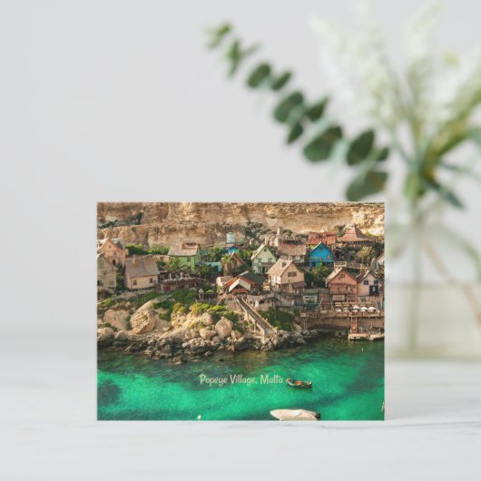 Popeye Village, Malta Briefkaart (Staand voorkant)