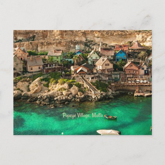 Popeye Village, Malta Briefkaart (Voorkant)