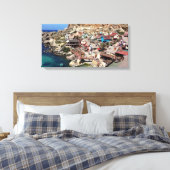 Popeye Village Malta Canvas Afdruk (Insitu (Slaapkamer))
