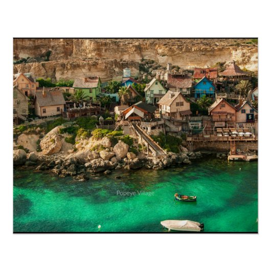 Popeye Village, Malta; Perfect Poster (Voorkant)
