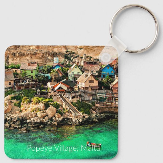 Popeye Village, Malta Sleutelhanger (Achterkant)